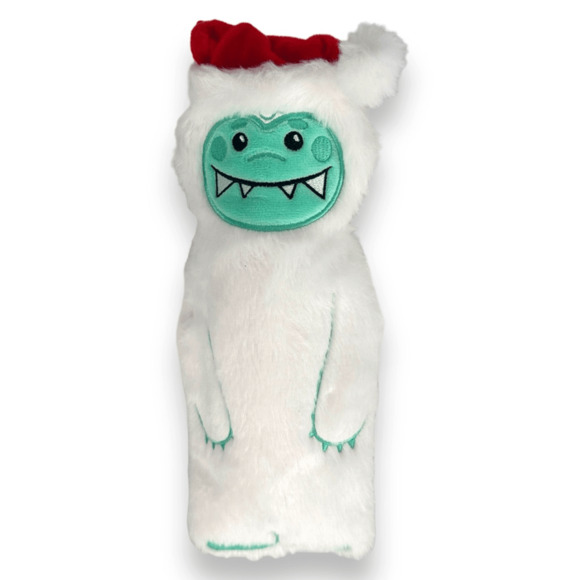 Merry and‎ Bright Yeti Crinkle Bottle Thrash Plush Dog Toy Winter Christmas - Picture 1 of 4